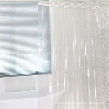 2016 nuevo totalmente transparente cortinas de ducha de inodoro de plástico